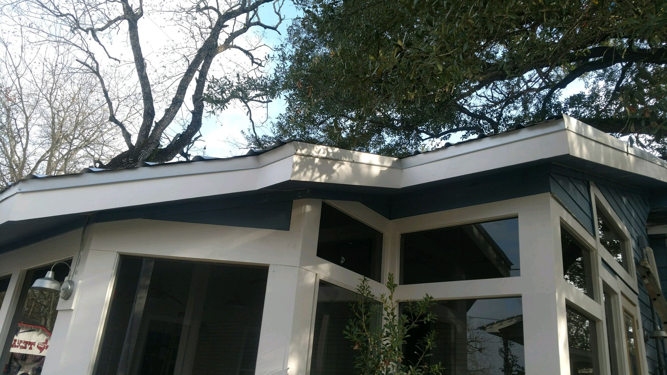 Restaurant Patio Enclosure construction photo 9