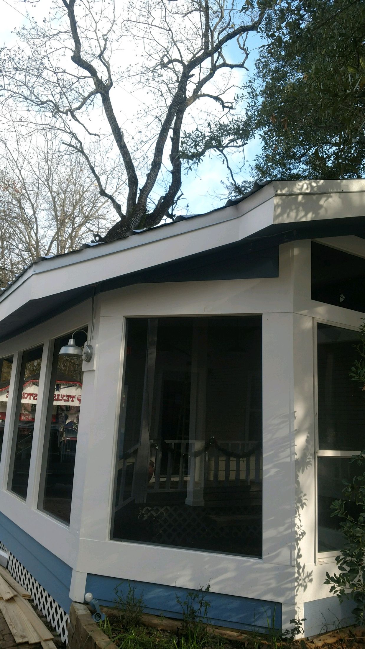 Restaurant Patio Enclosure construction photo 11