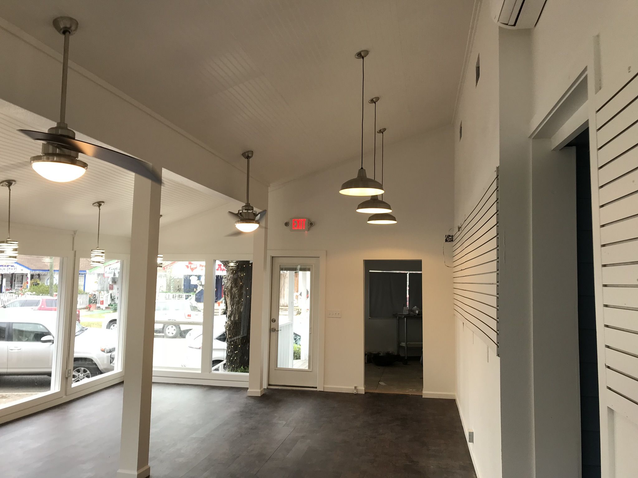Finished commercial interior