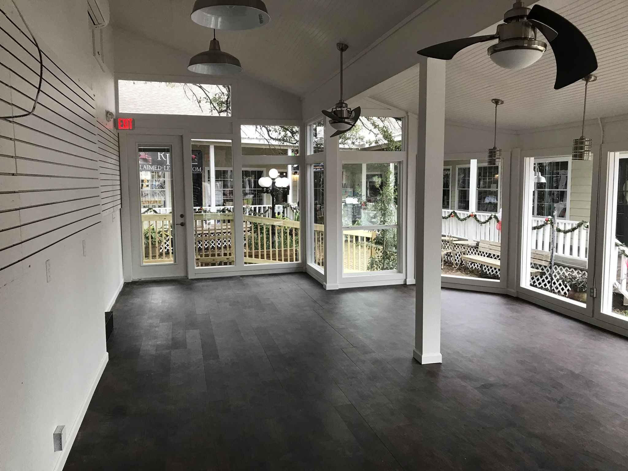 Restaurant Patio Enclosure construction photo 14