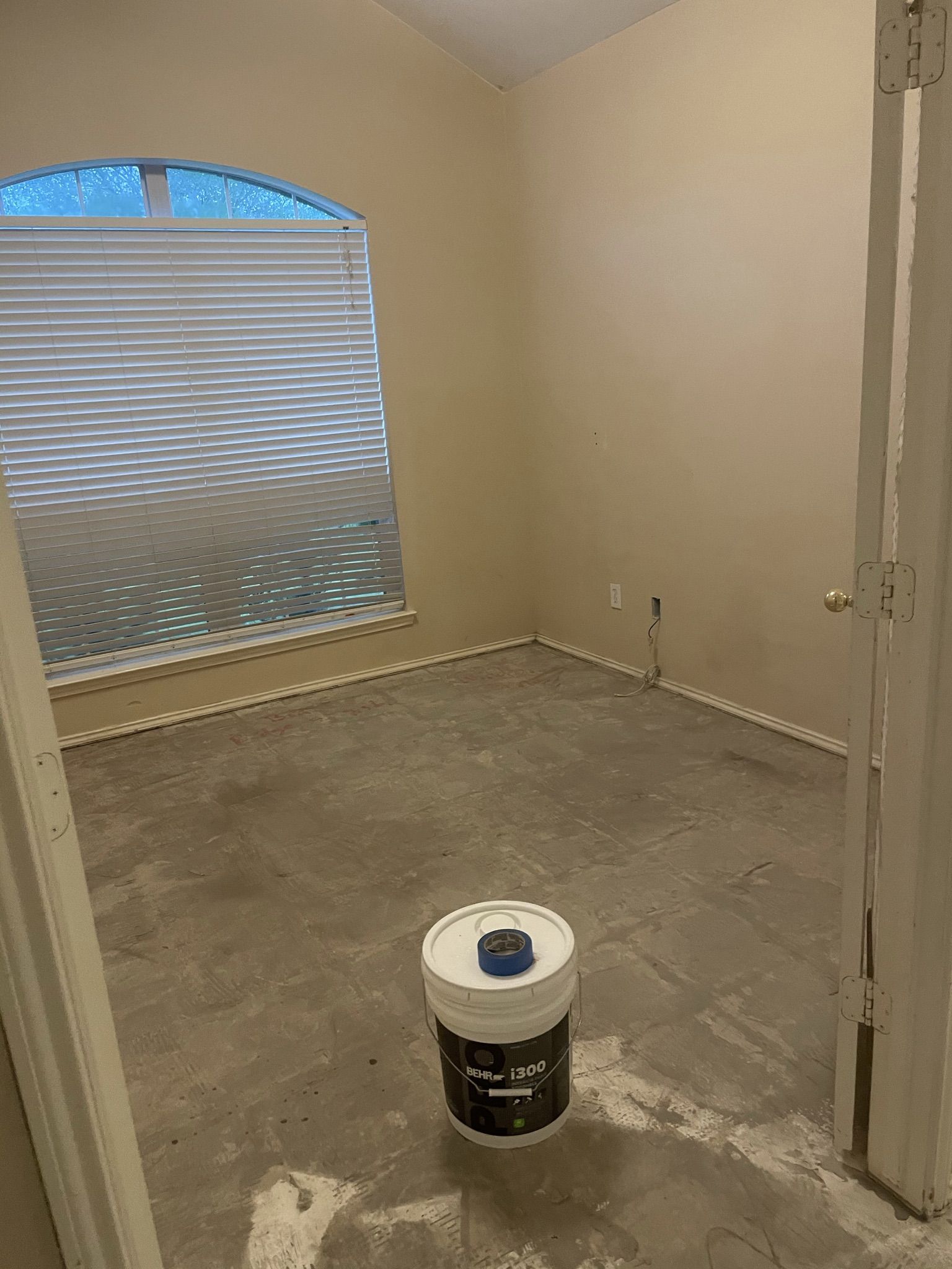 Water-damaged flooring removed