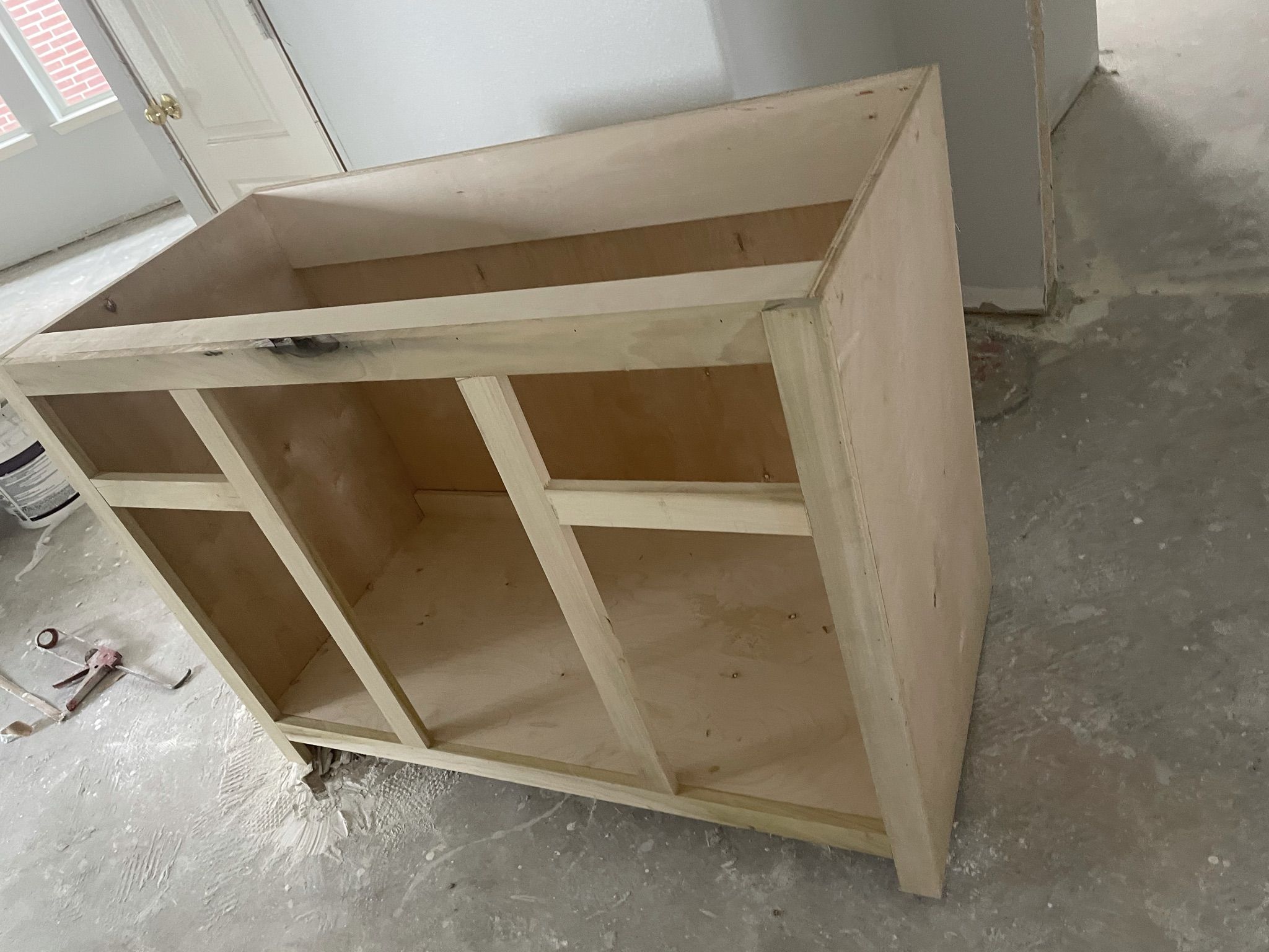 Custom cabinet installation