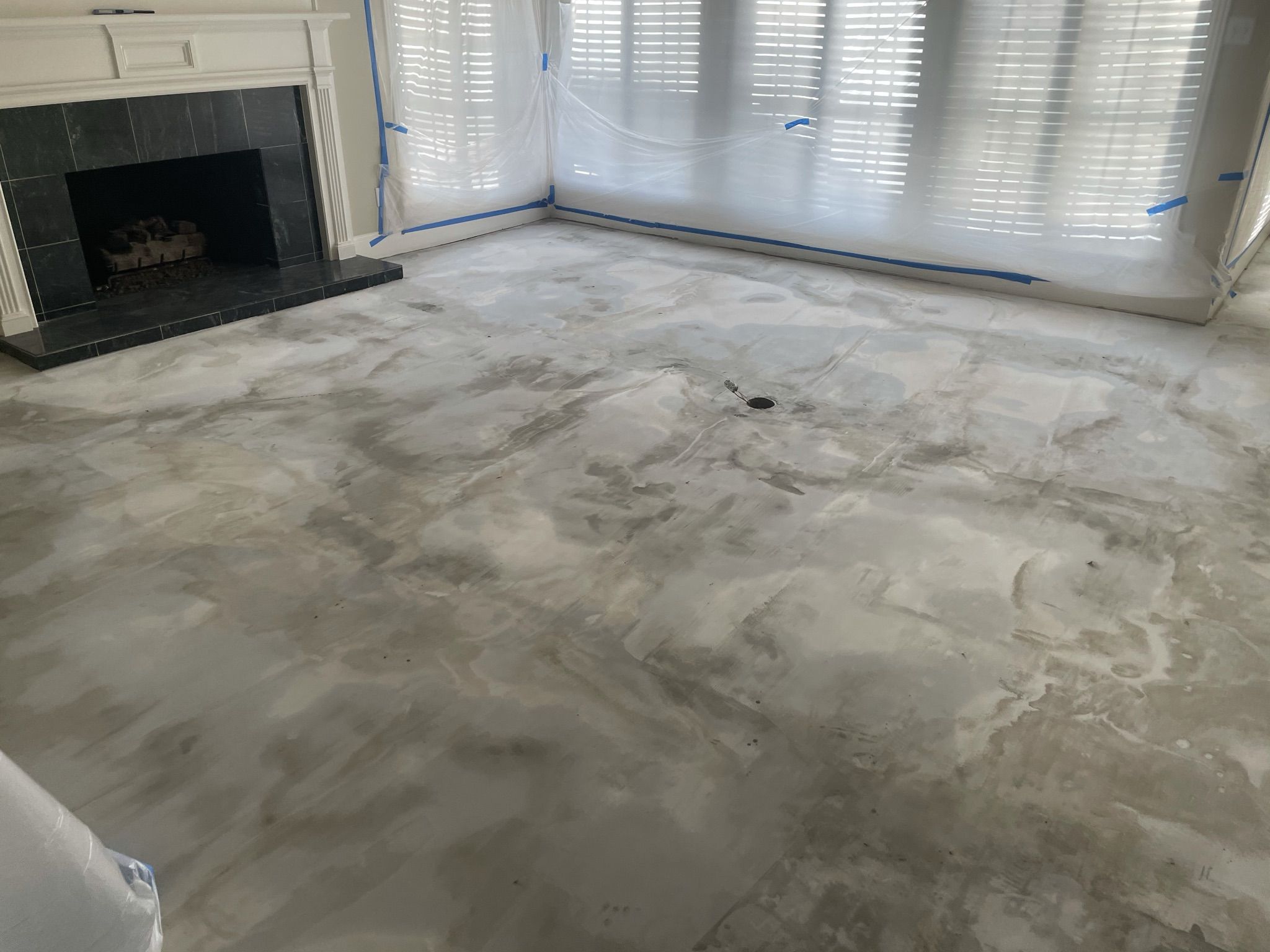 Floor substrate preparation during restoration